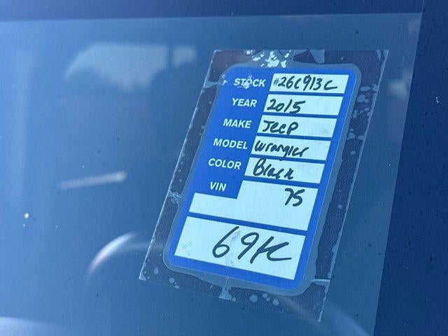 2015 Jeep Wrangler Unlimited 4WD 4dr Sport