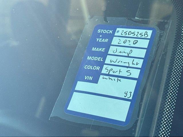 2020 Jeep Wrangler Unlimited Sport S 4x4