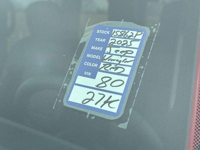 2025 Jeep Wrangler Rubicon 4 Door 4x4