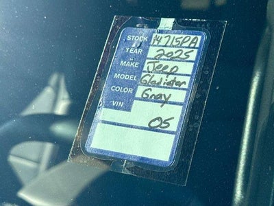 2025 Jeep Gladiator Mojave 4x4