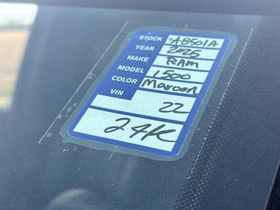 2025 RAM 1500 Big Horn 4x4 Crew Cab 5'7" Box