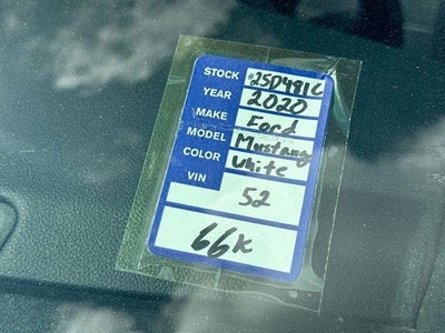 2020 Ford Mustang EcoBoost Premium Convertible