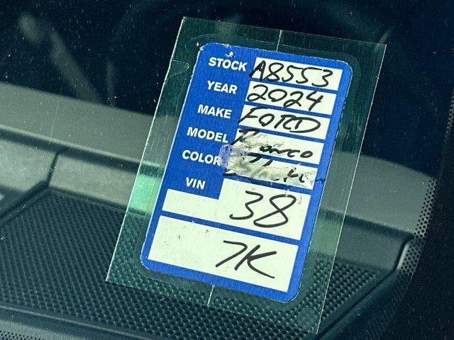 2024 Ford Bronco Black Diamond 2 Door 4x4