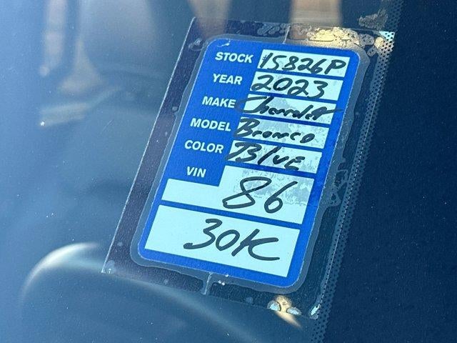 2023 Ford Bronco Outer Banks 4 Door 4x4