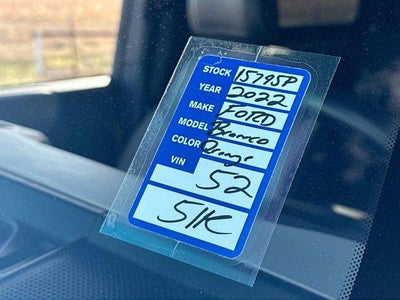 2022 Ford Bronco Wildtrak 2 Door Advanced 4x4