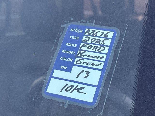 2025 Ford Bronco Big Bend 4 Door 4x4