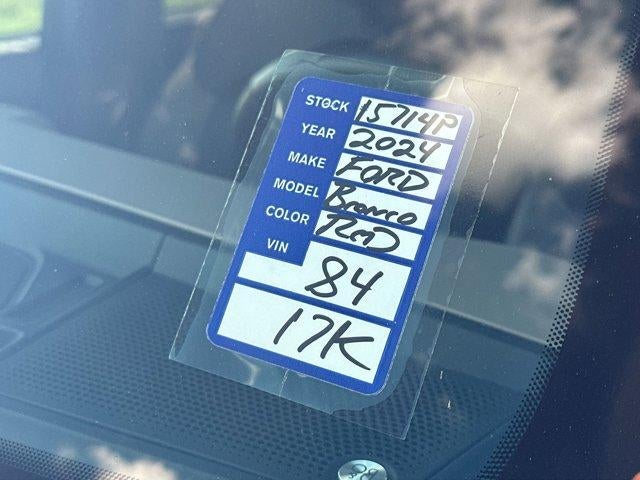 2024 Ford Bronco Wildtrak 4 Door Advanced 4x4