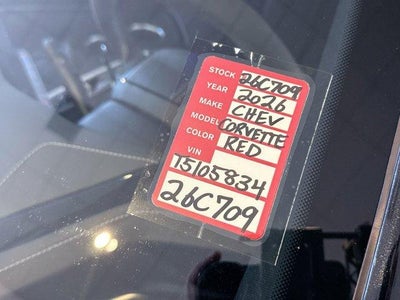 2026 Chevrolet Corvette Stingray 1LT