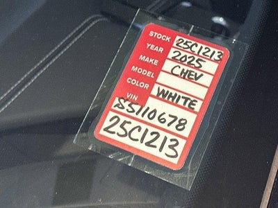 2025 Chevrolet Corvette Stingray 2LT