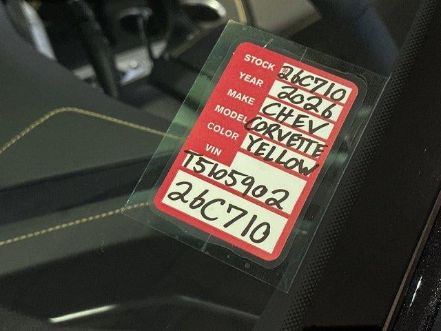 2026 Chevrolet Corvette Stingray 2LT