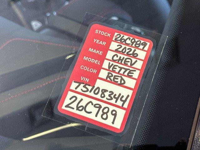 2026 Chevrolet Corvette Stingray 3LT