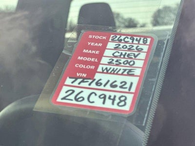 2026 Chevrolet Silverado 2500 HD WT