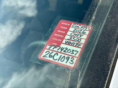 2026 Chevrolet Silverado 3500 HD Chassis Cab Work Truck