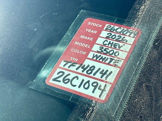 2026 Chevrolet Silverado 3500 HD Chassis Cab Work Truck