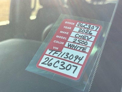 2026 Chevrolet Silverado 2500 HD WT