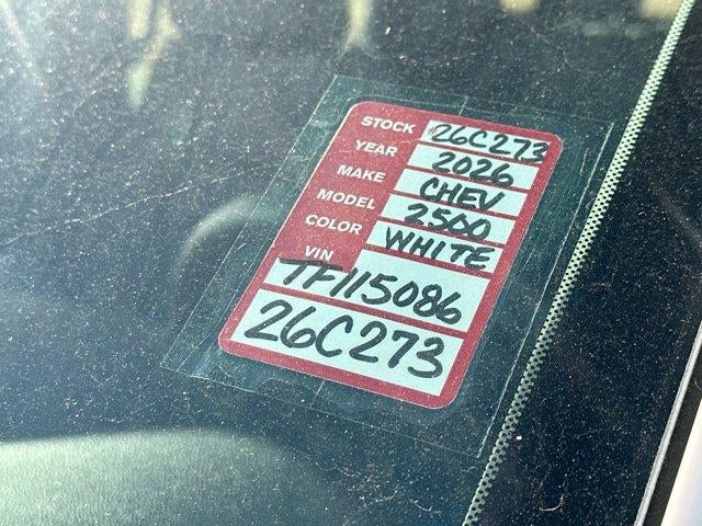 2026 Chevrolet Silverado 2500 HD WT