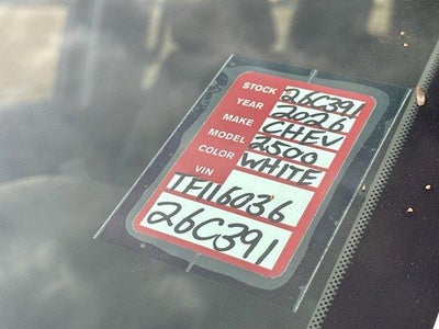 2026 Chevrolet Silverado 2500 HD WT