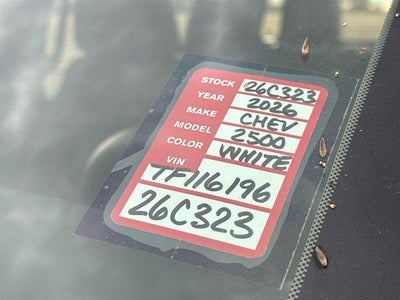 2026 Chevrolet Silverado 2500 HD WT