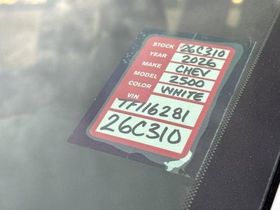 2026 Chevrolet Silverado 2500 HD WT