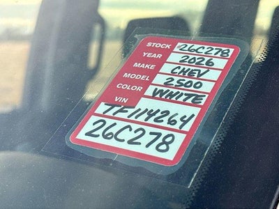2026 Chevrolet Silverado 2500 HD WT