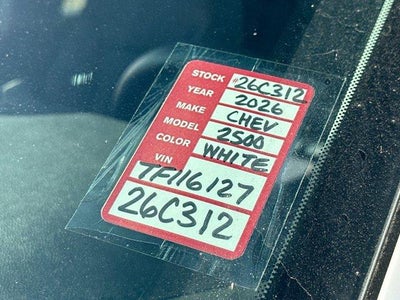 2026 Chevrolet Silverado 2500 HD WT