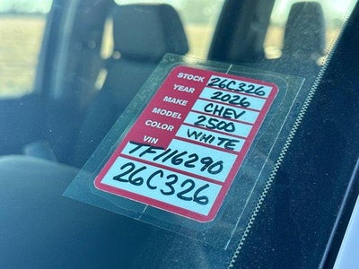 2026 Chevrolet Silverado 2500 HD WT