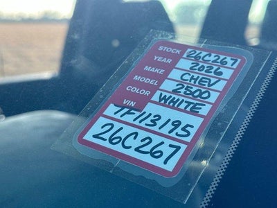 2026 Chevrolet Silverado 2500 HD WT