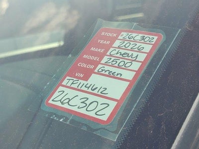 2026 Chevrolet Silverado 2500 HD LT
