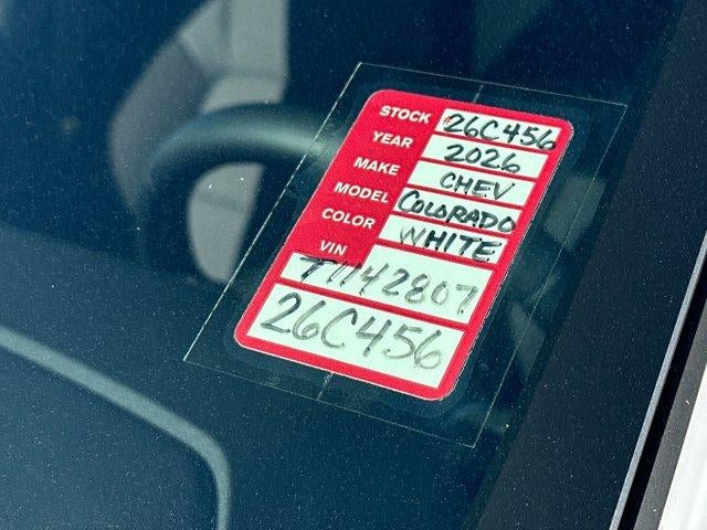 2026 Chevrolet Colorado WT