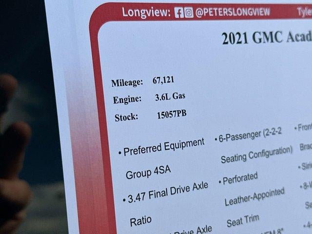 2021 GMC Acadia AWD SLT