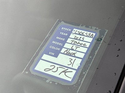 2025 Chevrolet Tahoe 4WD LT