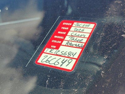 2026 Chevrolet Tahoe Premier