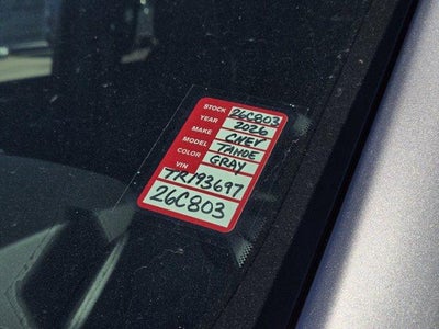 2026 Chevrolet Tahoe Premier