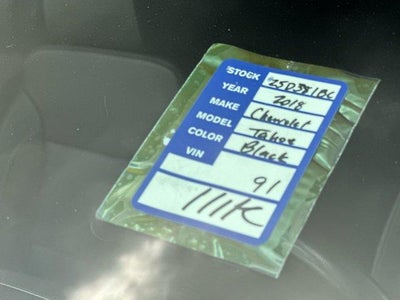 2018 Chevrolet Tahoe 2WD Premier