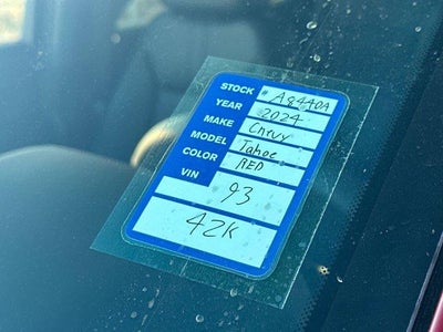 2024 Chevrolet Tahoe 2WD RST