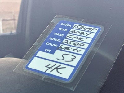 2024 GMC Sierra 2500 HD Regular Cab Long Box 4-Wheel Drive Pro