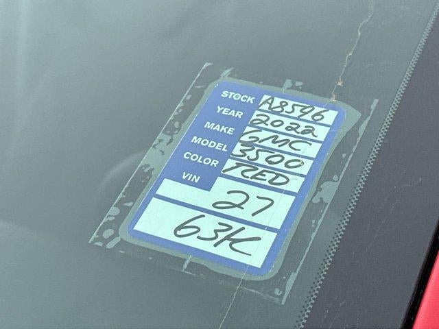 2022 GMC Sierra 3500 HD Regular Cab Long Box 4-Wheel Drive Pro