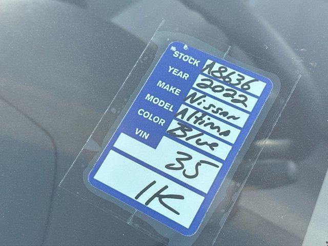 2022 Nissan Altima 2.5 SV Sedan