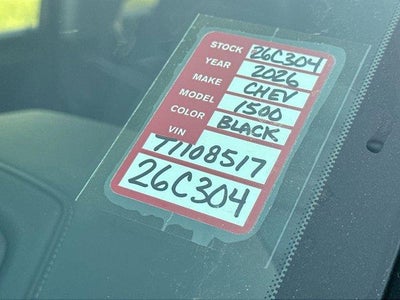 2026 Chevrolet Silverado 1500 RST