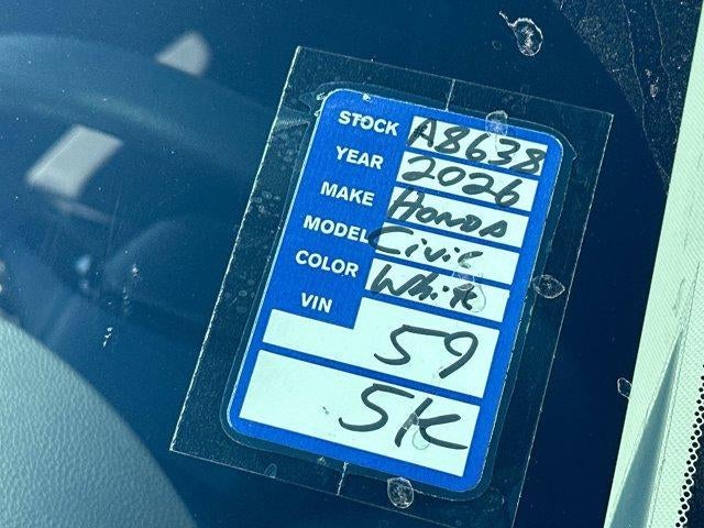 2026 Honda Civic Sedan LX CVT