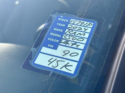 2024 RAM 3500 Big Horn 4x4 Crew Cab 8' Box