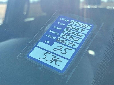 2024 RAM 3500 Big Horn 4x4 Crew Cab 8' Box