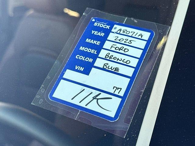 2025 Ford Bronco Sport Outer Banks 4x4