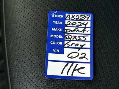 2024 INFINITI QX55 LUXE AWD