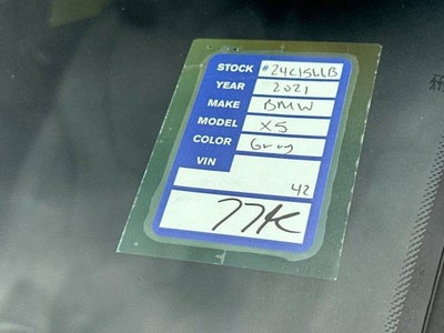 2021 BMW X5 Sports Activity Vehicle