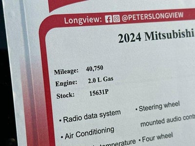 2024 Mitsubishi Outlander Sport S 2.0 AWC