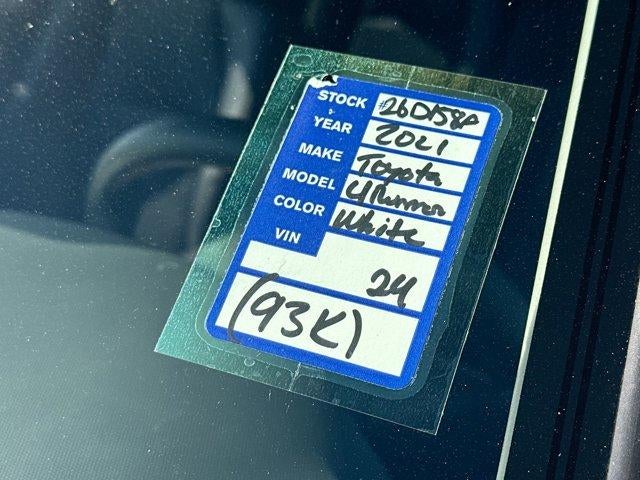 2021 Toyota 4Runner Limited 2WD (Natl)