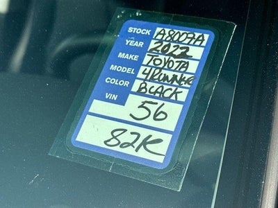 2022 Toyota 4Runner SR5 Premium 4WD (Natl)