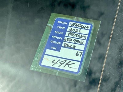 2021 Mercedes-Benz E-Class E 350 4MATIC® Sedan