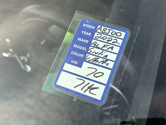 2022 Alfa Romeo Giulia AWD